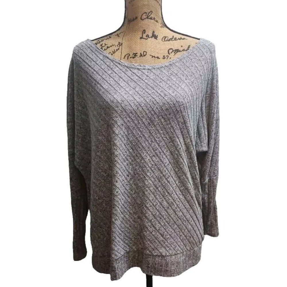 Juicy Couture Womens‎ Size XL Ribbed Sweater Gray